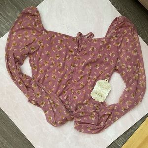 Altard State Floral Crop Top SMALL